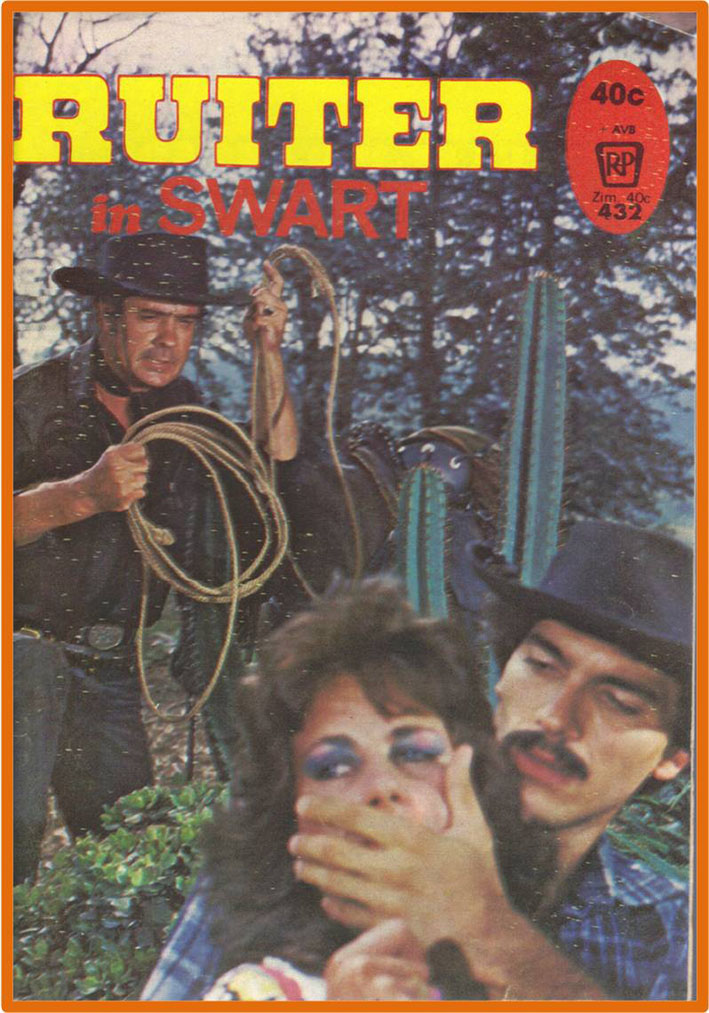 Ruiter in Swart
